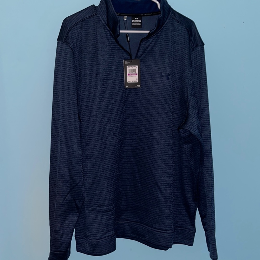 UA storm sweater fleece- Navy